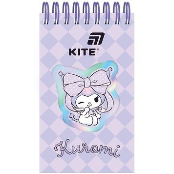 Блокнот на спіралі Kite Kuromi HK26-279-2, 80 аркушів, лінія HK26-279-2 фото