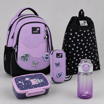 Шкільний набір 5в1 Kite Education Crush SET_K26-700M-1 SET_K26-700M-1 фото