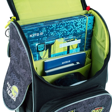 Шкільний набір Kite Hot Wheels SET_HW24-501S (рюкзак, пенал, сумка) SET_HW24-501S фото