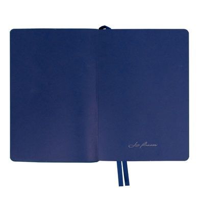 Ежедневник Leo Planner Fiore А5 недатированный мягкий синий 320 страниц 252772 фото