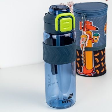 Пляшечка для води Kite K25-1234-2, 800 мл, синьо-зелена K25-1234-2 фото