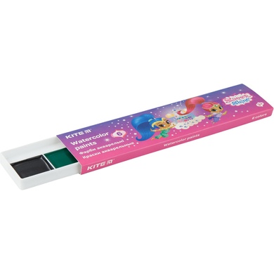 Фарби акварельні в картонній упаковці Kite Shimmer&Shine SH20-040, 6 кольорів SH20-040 фото