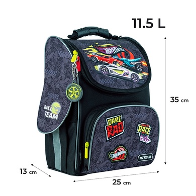 Шкільний набір Kite Hot Wheels SET_HW24-501S (рюкзак, пенал, сумка) SET_HW24-501S фото