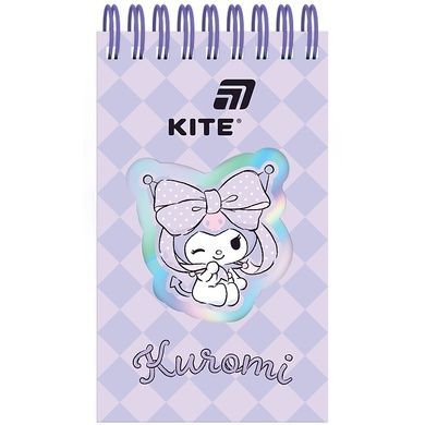 Блокнот на спіралі Kite Kuromi HK26-279-2, 80 аркушів, лінія HK26-279-2 фото