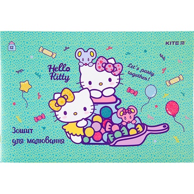 Тетрадь для рисования Kite Hello Kitty HK22-241, 12 листов HK22-241 фото