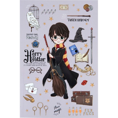 Блокнот Kite Harry Potter HP23-193-1, термобиндер, А5, 64 листа, нелинованный HP23-193-1 фото