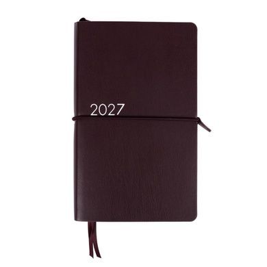 Ежедневник Leo Planner Glory 12х20 см датированный 2027 мягкий коричневый 352 страницы 252718 фото