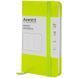 Книга записная Axent Partner 8301-60-A, 95x140 мм, 96 листов, клетка, лимонная 8301-60-A фото 2