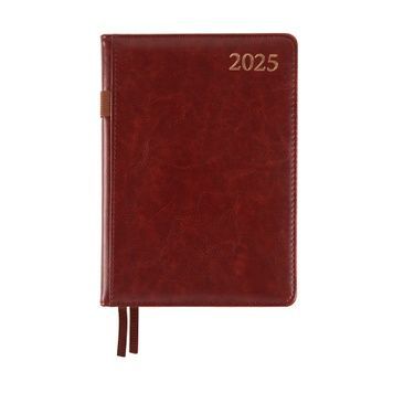 Щоденник А5 Leo Planner датований 2025 City темно-коричневий 368 стор 252546 фото