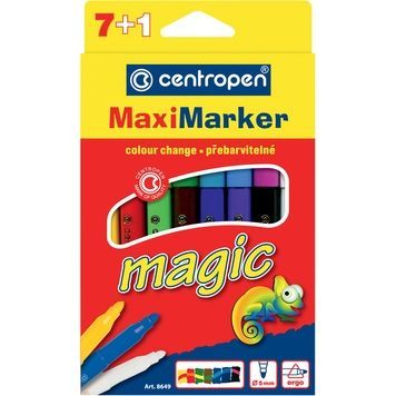 Фломастери 8649 Magic Maxi, набір 8 шт. 8649/08 фото