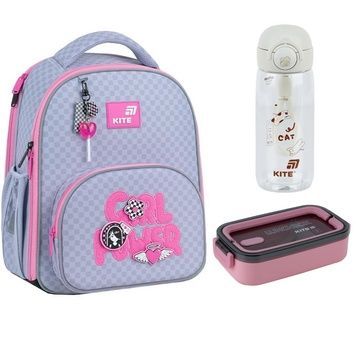 Рюкзак шкільний каркасний Kite Education Girl's Power K26-556M-1 3в1 K26-556M-1set фото