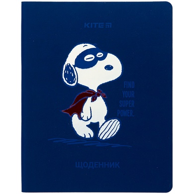 Щоденник шкільний Kite Snoopy SN22-283, м'яка обкладинка, PU SN22-283 фото