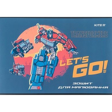 Зошит для малювання Kite Transformers TF24-241, 12 аркушів TF24-241 фото