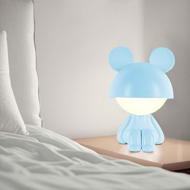Світильник-нічник LED з акумулятором Cute Mouse Kite K25-316-2-3, блакитний K25-316-2-3 фото