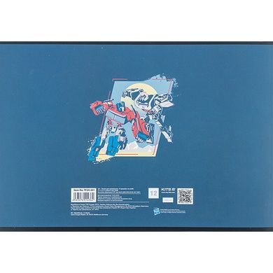 Зошит для малювання Kite Transformers TF24-241, 12 аркушів TF24-241 фото