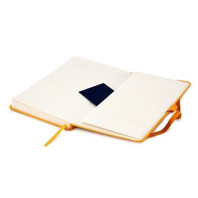 Книга записна Axent Partner 8201-08-A, A5-, 125x195 мм, 96 аркушів, клітинка, тверда обкладинка, жовта 8201-08-A фото