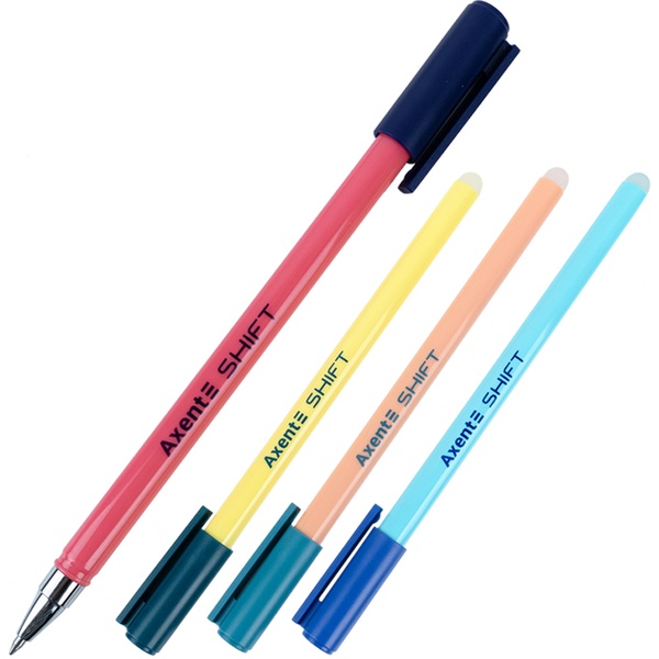 Ручка гелева "пиши-стирай" Axent Shift AG1095-02-A, 0.5 мм, синя ag1095-02-a фото