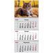 Календарь настенный квартальный 2026 Axent Cats 2 8803-26-14-A, 3 пружины 8803-26-14-a фото 2