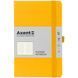 Книга записна Axent Partner 8201-08-A, A5-, 125x195 мм, 96 аркушів, клітинка, тверда обкладинка, жовта 8201-08-A фото 1