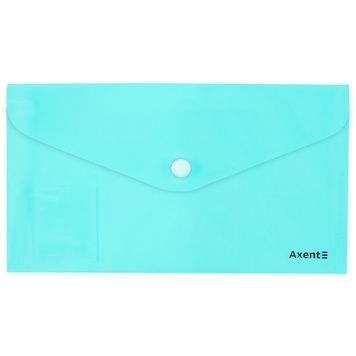 Папка-конверт на кнопке Axent Pastelini 1414-18-A, мятная 1414-18-A фото