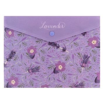 Папка на кнопке А5+ Lavender-2 1496-37-A фото