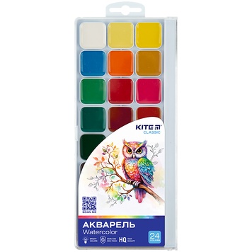 Краски акварельные Kite Classic K-442, 24 цвета K-442 фото