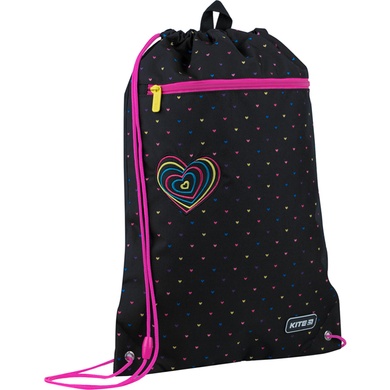 Набір рюкзак+пенал+сумка для взуття+гам. Kite 501S Hearts SET_K22-501S-4 (LED) фото