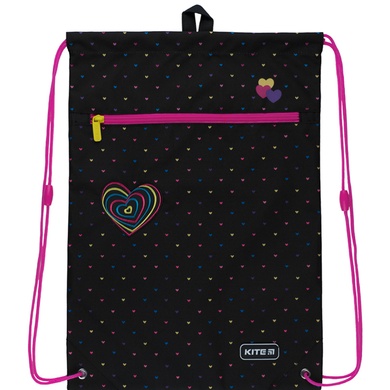 Набір рюкзак+пенал+сумка для взуття+гам. Kite 501S Hearts SET_K22-501S-4 (LED) фото