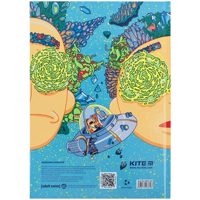 Щоденник шкільний Kite Rick and Morty RM24-262, тверда обкладинка RM24-262 фото