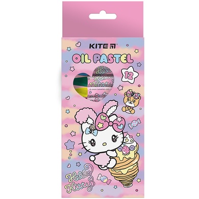 Пастель масляная Kite Hello Kitty HK24-071, 12 цветов HK24-071 фото