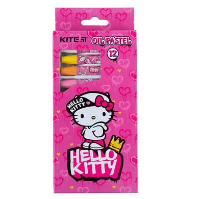 Пастель масляна Kite Hello Kitty HK24-071, 12 кольорів HK24-071 фото