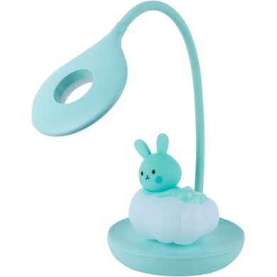 Настільна лампа LED з акумулятором Cloudy Bunny Kite K24-493-1-4, зелений K24-493-1-4 фото
