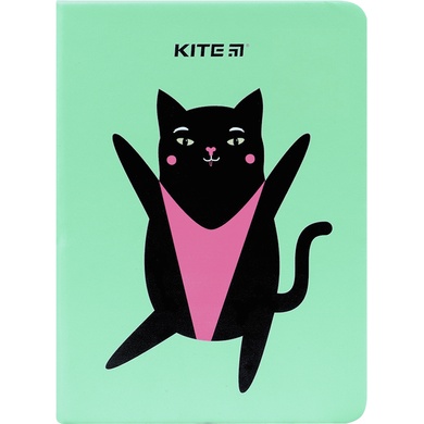 Блокнот Kite Green cat K22-464-2, В6, 96 аркушів, клітинка K22-464-2 фото