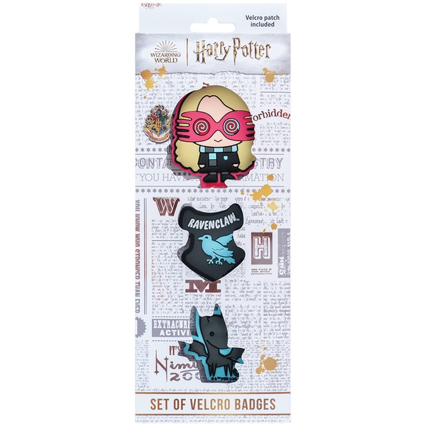 Набір бейджів на липучці Kite Harry Potter HP24-3012-3, 3 шт. HP24-3012-3 фото