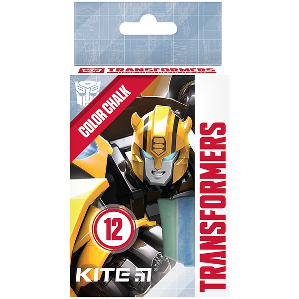 Крейда кольорова Kite TransformersTF24-075, 12 штук TF24-075 фото