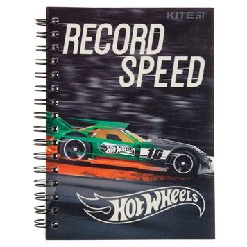 Блокнот на спирали Kite Hot Wheels HW19-226, А6, 80 листов, клетка HW19-226 фото