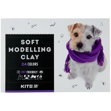 Пластилин восковой Kite Dogs K22-089, 24 цвета, 480 г K22-089 фото