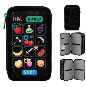 Пенал без наполнения Kite Pixel Game K25-623-2, 2 отделения K25-623-2 фото