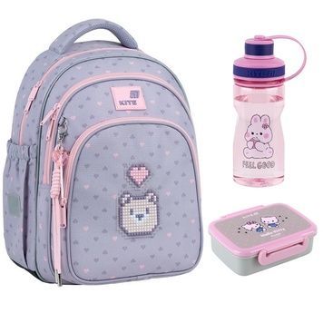 Рюкзак школьный Kite Education Pixel Love K26-763S-1 3в1 K26-763S-1set фото