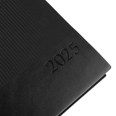 Ежедневник А5 Leo Planner датированный 2025 Velvet черный 368 стр 252522 фото