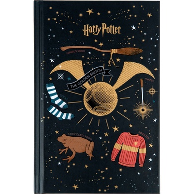 Книга записная Kite Harry Potter HP23-199-1, твердая обложка, А6, 80 листов, клетка HP23-199-1 фото