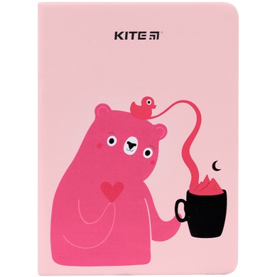 Блокнот Kite Pink Bear K22-464-1, В6, 96 листов, клетка K22-464-1 фото