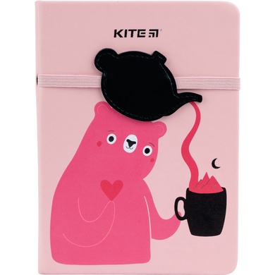 Блокнот Kite Pink Bear K22-464-1, В6, 96 аркушів, клітинка K22-464-1 фото