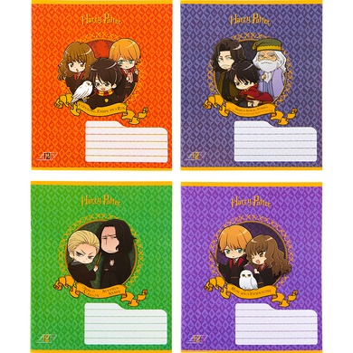 Зошит шкільний Kite Harry Potter HP22-235, 12 аркушів, коса лінія HP22-235 фото
