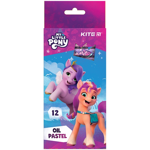 Пастель масляна Kite My Little Pony LP24-071, 12 кольорів LP24-071 фото