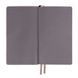 Ежедневник Leo Planner Glory 12х20 см датированный 2027 мягкий темно-серый металлик 352 страницы 252720 фото 4