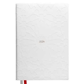 Ежедневник А5 Leo Planner датированный 2024 Saga белый 252454 фото