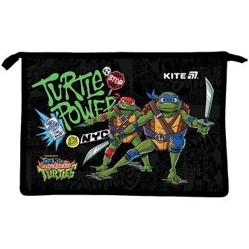 Папка на блискавці Kite Ninja Turtles NT25-428, A4+ NT25-428 фото