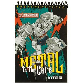 Блокнот пластиковий Kite Transformers TF21-196, А6, 48 аркушів, нелінований TF21-196 фото