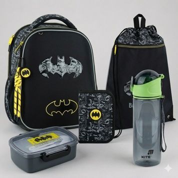 Школьный набор 5в1 Kite Education DC Comics SET_DC26-555S SET_DC26-555S фото